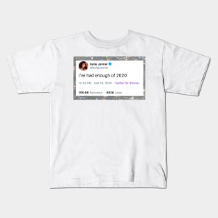 Kylie Jenner tweet 2020 Kids T-Shirt